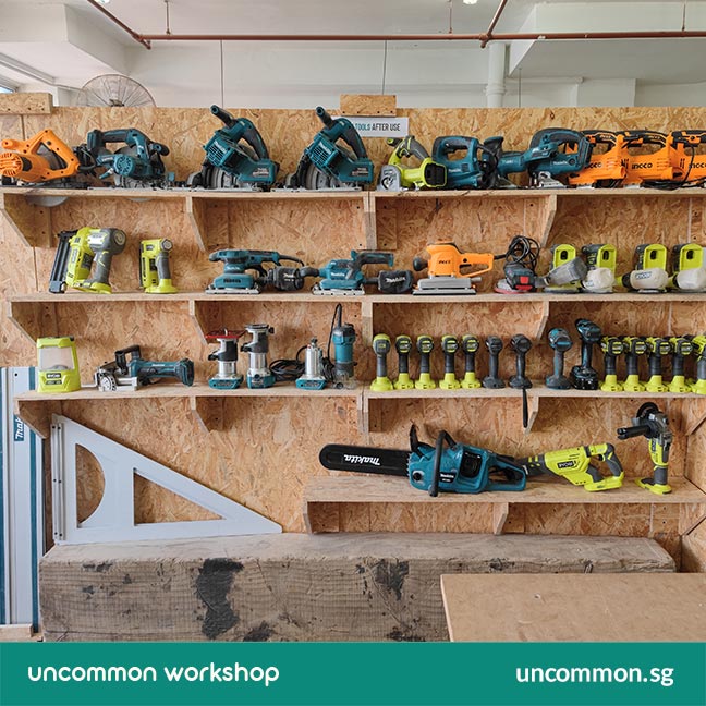 Uncommon Workshop Singapore Basic Woodworking