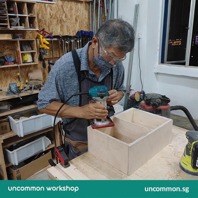 Uncommon Goods Singapore Powertools for Carpentry Course Class