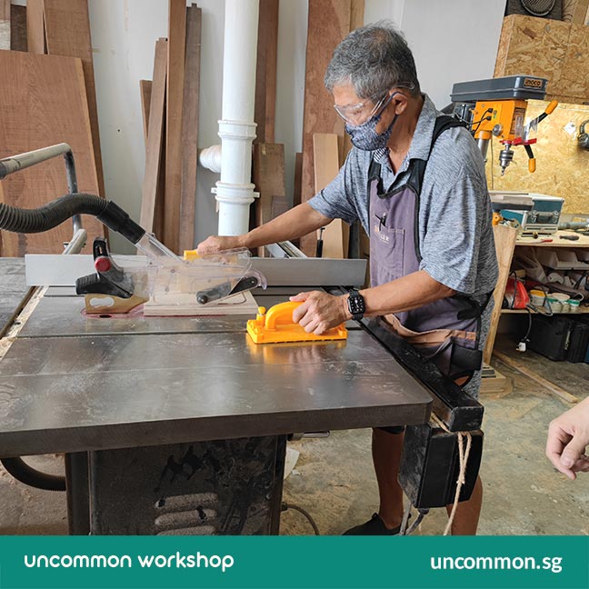 Uncommon Goods Singapore Advanced Woodworking Class